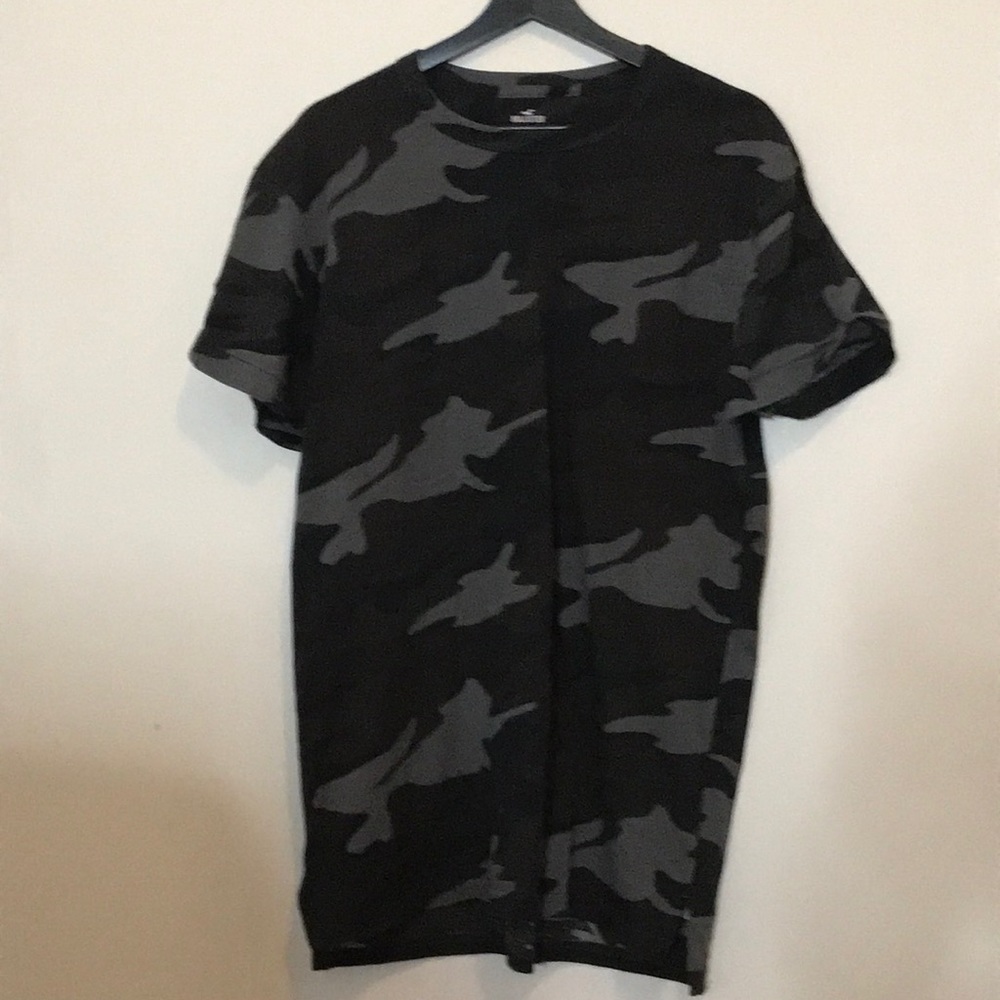 Longline Camo T Shirt